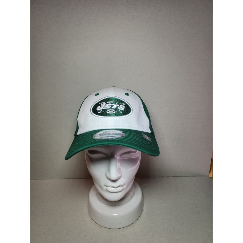 New Era 9FORTY New York Jets NFL Adjustable Snapback Hat Green White Mens Cap
